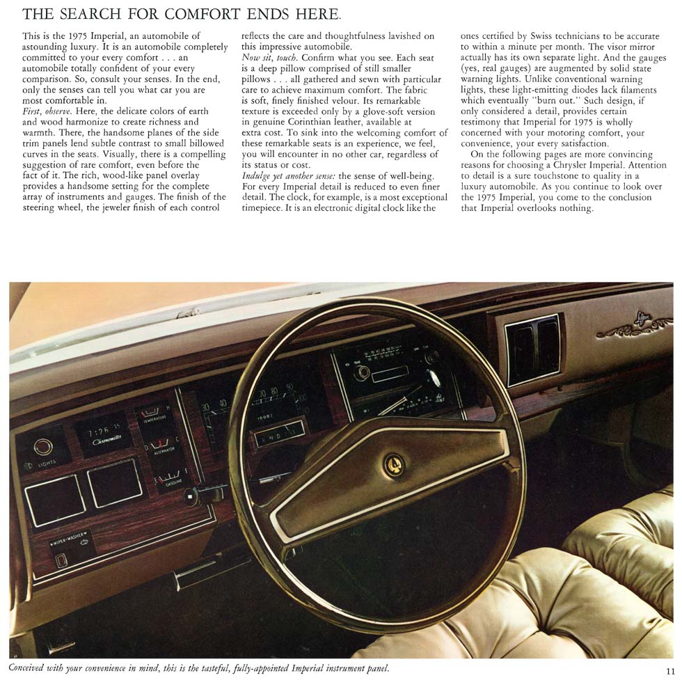 1975 Chrysler Imperial Brochure Page 8
